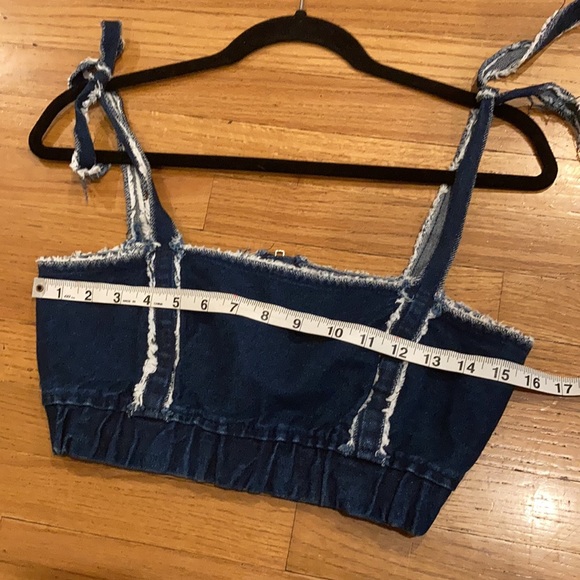 Zara TRF x IX’D Makers Denim Summer Crop Top - Picture 12 of 15